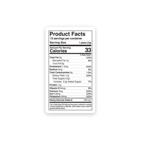 1,200mg Dark Chocolate & Almond Bar – Delta 8 – Chill Plus - Thumbnail 8