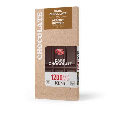 1,200mg Dark Chocolate & Peanut Butter Bar - Delta 8 - Thumbnail 3
