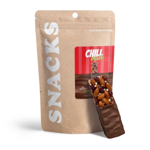 100mg Delta 8 Cranberry Almond Nut Bar - Chill Plus - Thumbnail 2