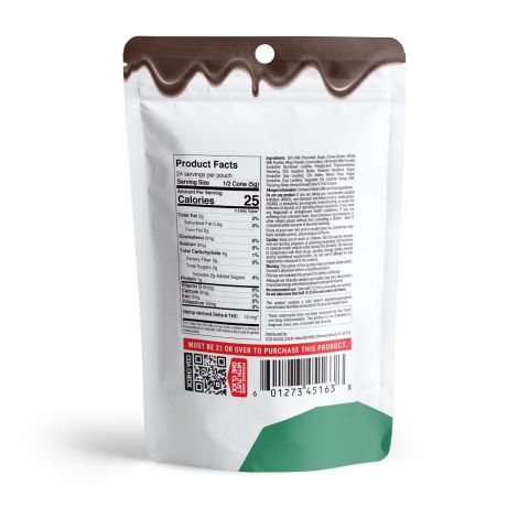 20mg Hazelnut Cream + Milk Chocolate Waffle Cones - Delta 9 - Chill Plus - Thumbnail 8