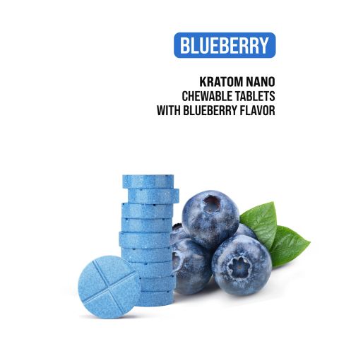 50mg Kratom Nano Tablets - Blueberry - Chill Plus - Thumbnail 4