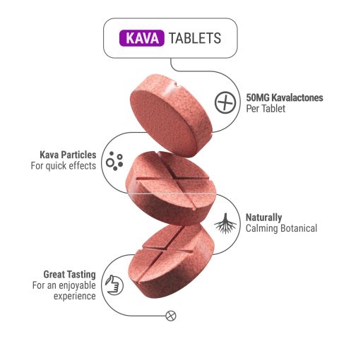 50mg Kava Nano Tablets - Raspberry - Chill Plus - Thumbnail 5