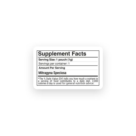 1,000mg Kratom Nano Powder - Bulk Nano Technology - Thumbnail 9
