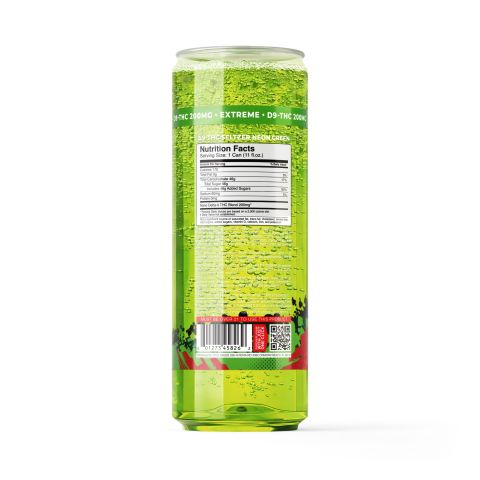 200mg Neon Green THC Seltzer - D9 Nano - Fresh - Thumbnail 7