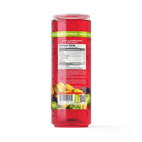 200mg Fruit Punch THC Water - D9 Nano - Fresh - Thumbnail 7