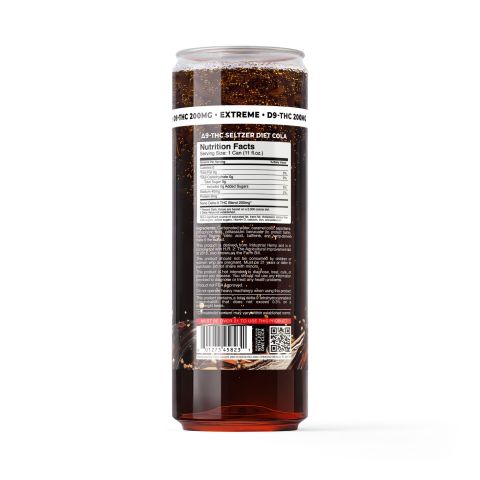 200mg Diet Cola THC Seltzer - D9 Nano - Fresh - Thumbnail 7