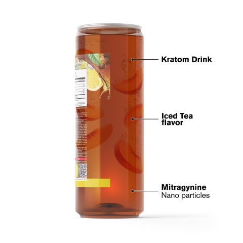 50mg Kratom Nano Iced Tea - Lemon - Fresh - Thumbnail 3