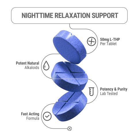 50mg L-THP Tablets - Blue Razz - Chill Extreme - Thumbnail 4