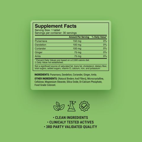 500mg Kidney Herbal Support Tablets - Lemon Mint - Mood Tablets - Thumbnail 9