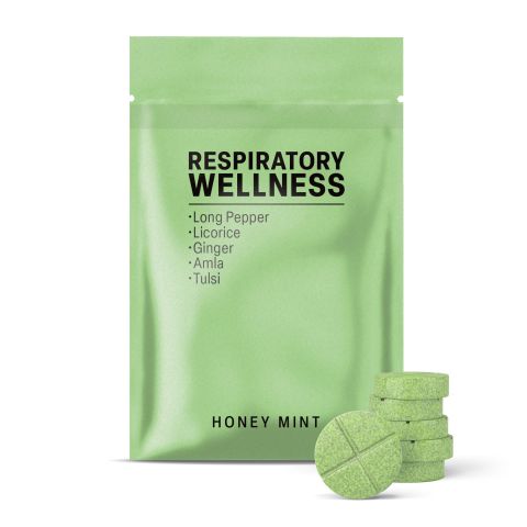 500mg Respiratory Wellness Tablets - Honey Mint - Mood Tablets - Thumbnail 2