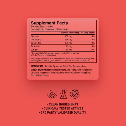 500mg Herbal Metabolic Reset Tablets - Grapefruit - Mood Tablets - Thumbnail 9