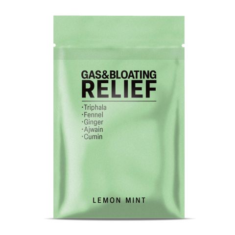 500mg Gas & Bloating Relief Tablets - Lemon Mint - Mood Tablets - Thumbnail 3