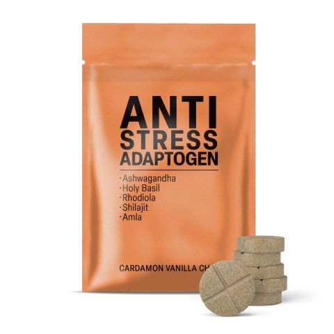 500mg Anti-Stress Tablets - Cardamon Vanilla Chai - Mood Tablets - Thumbnail 2