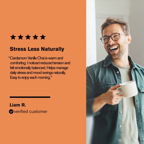 500mg Anti-Stress Tablets - Cardamon Vanilla Chai - Mood Tablets - Thumbnail 7