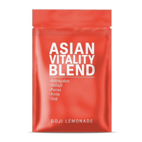 500mg Asian Vitality Blend Tablets - Goji Lemonade - Mood Tablets - Thumbnail 3