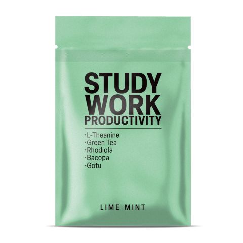 500mg Study Work Productivity Tablets - Lime Mint - Mood Tablets - Thumbnail 3