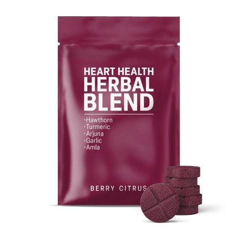 500mg Heart Health Herbal Blend Tablets - Berry Citrus - Mood Tablets - Thumbnail 2