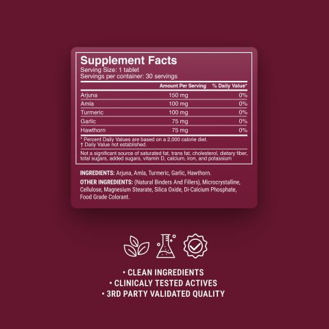 500mg Heart Health Herbal Blend Tablets - Berry Citrus - Mood Tablets - Thumbnail 9