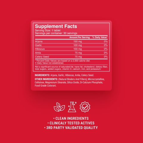 500mg Blood Pressure Support Tablets - Hibiscus Berry - Mood Tablets - Thumbnail 9