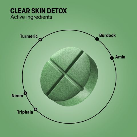 500mg Clear Skin Detox Tablets - Cranberry Lime - Mood Tablets - Thumbnail 5