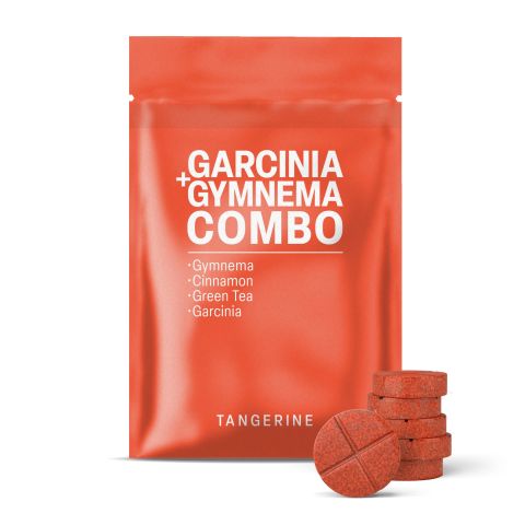 500mg Garcinia + Gymnema Combo Tablets - Tangerine - Mood Tablets - Thumbnail 2