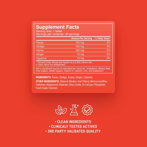500mg Circulation + Energy Tablets - Citrus Cayenne - Mood Tablets - Thumbnail 9