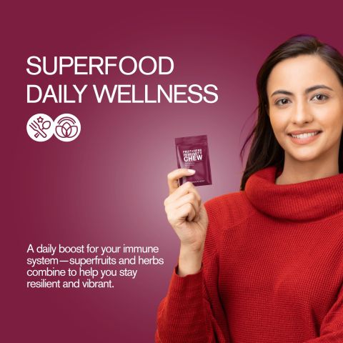 500mg Fruit + Herb Immunity Tablets - Pomegranate Berry - Mood Tablets - Thumbnail 6