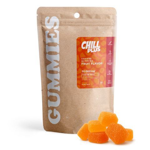 1,000mg CBD Isolate Gummies - Fruit - Chill Plus - Thumbnail 2