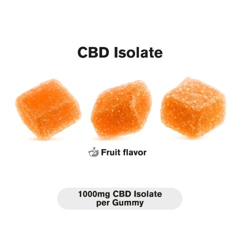 1,000mg CBD Isolate Gummies - Fruit - Chill Plus - Thumbnail 3