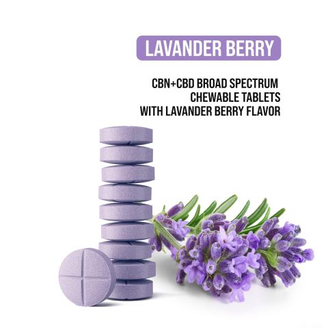 31mg CBD, CBN, Melatonin Tablets - Lavender Berry - Fresh - Thumbnail 6
