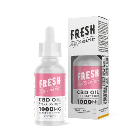 1,000mg Full Spectrum CBD Oil - Fresh - Thumbnail 2