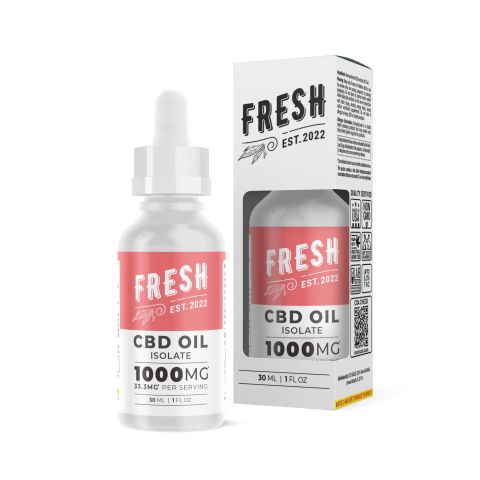 1,000mg CBD Isolate Oil - Fresh - Thumbnail 2