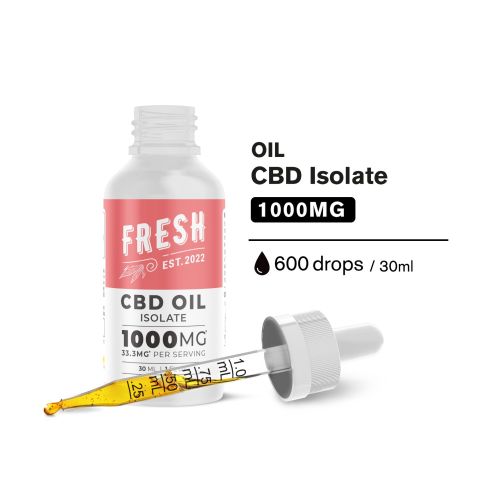1,000mg CBD Isolate Oil - Fresh - Thumbnail 4