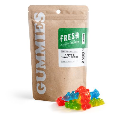 50mg Delta 8 Gummies - Gummy Bears - Fresh - Thumbnail 3