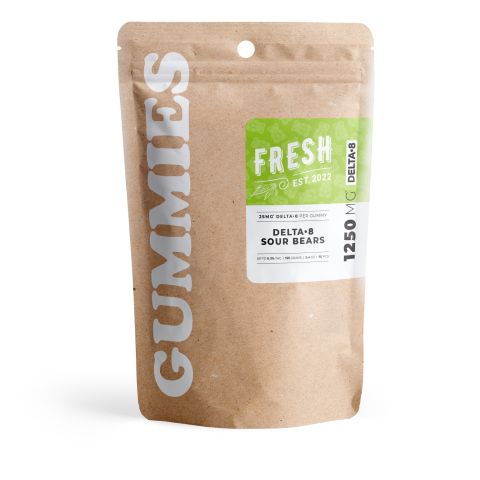 25mg Delta 8 Gummies - Sour Bears - Fresh - Thumbnail 3