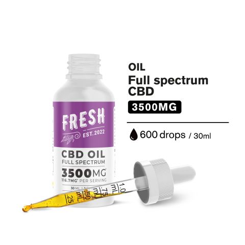 3,500mg Full Spectrum CBD Oil - Fresh - Thumbnail 4