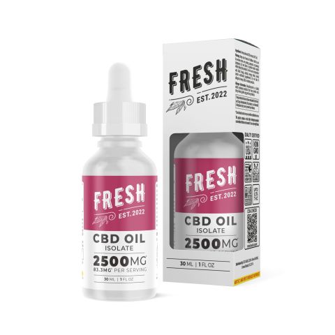 2,500mg CBD Isolate Oil - Fresh - Thumbnail 2