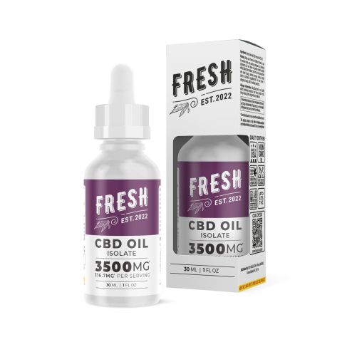 3,500mg CBD Isolate Oil - Fresh - Thumbnail 2
