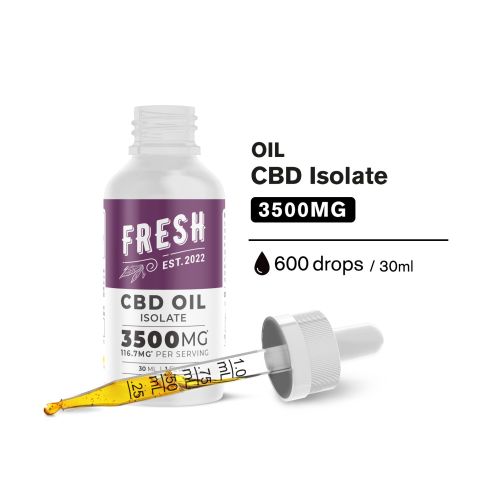 3,500mg CBD Isolate Oil - Fresh - Thumbnail 4