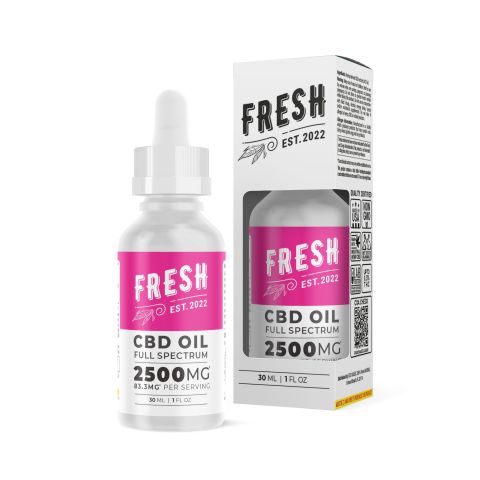 2,500mg Full Spectrum CBD Oil - Fresh - Thumbnail 2