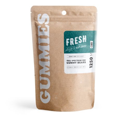 25mg Full Spectrum CBD Gummies - Gummy Bears - Fresh - Thumbnail 4