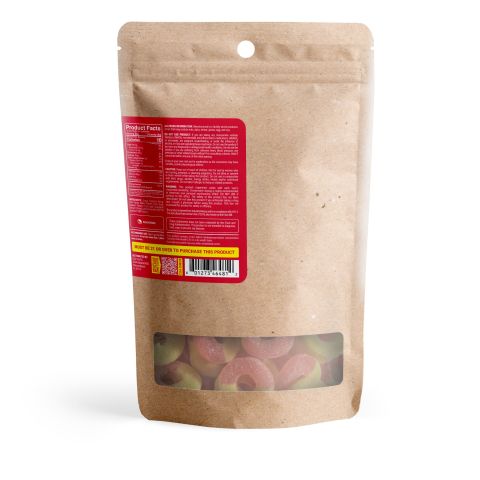 100mg Full Spectrum CBD Gummies - Peach Sour Rings - Fresh - Thumbnail 10