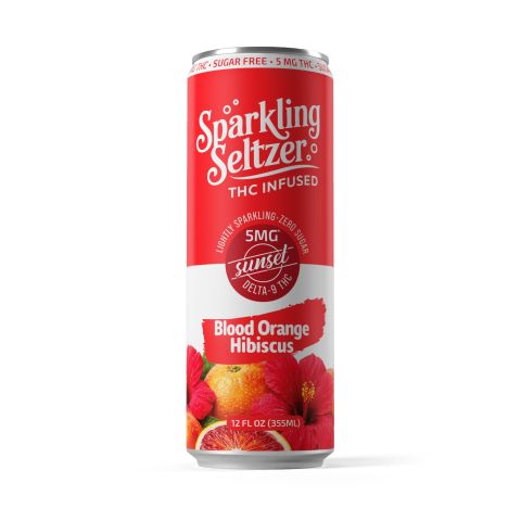 Fresh - Sparling Seltzer - 5MG D9 - Blood Orange Hibiscus - Thumbnail 2