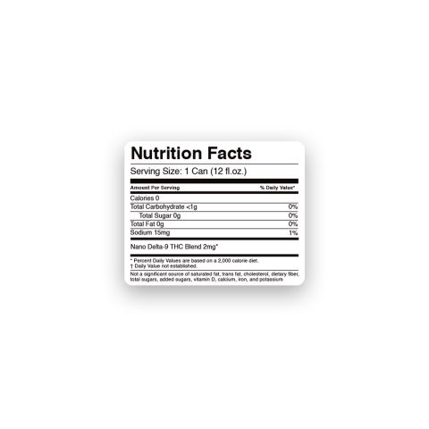 2mg White Peach Jasmine THC Seltzer - Delta 9 - Fresh - Thumbnail 8