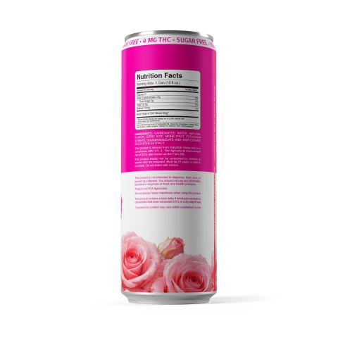 4mg Rose Petal Spritz THC Seltzer - Delta 9 - Fresh - Thumbnail 7