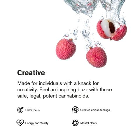 Fresh - Sparling Seltzer - 5MG D9 - Lychee Bloom - Thumbnail 4