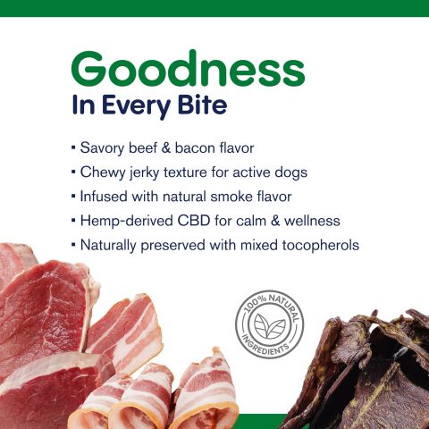 600mg CBD Pet Treats For Dogs - Beef Jerky - MediPets - Thumbnail 6