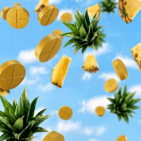 25mg Delta 8 Tablets - Pineapple - Chill Plus - 60ct - Video Thumbnail 1