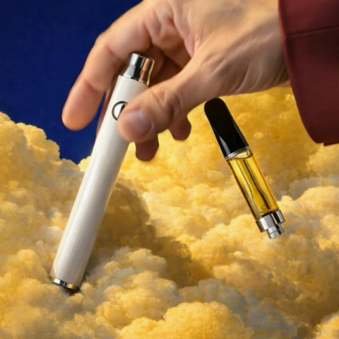 1000mg D8 Vape Cart - Grape Ape - Indica - 1ml - 10X - Video Thumbnail 1