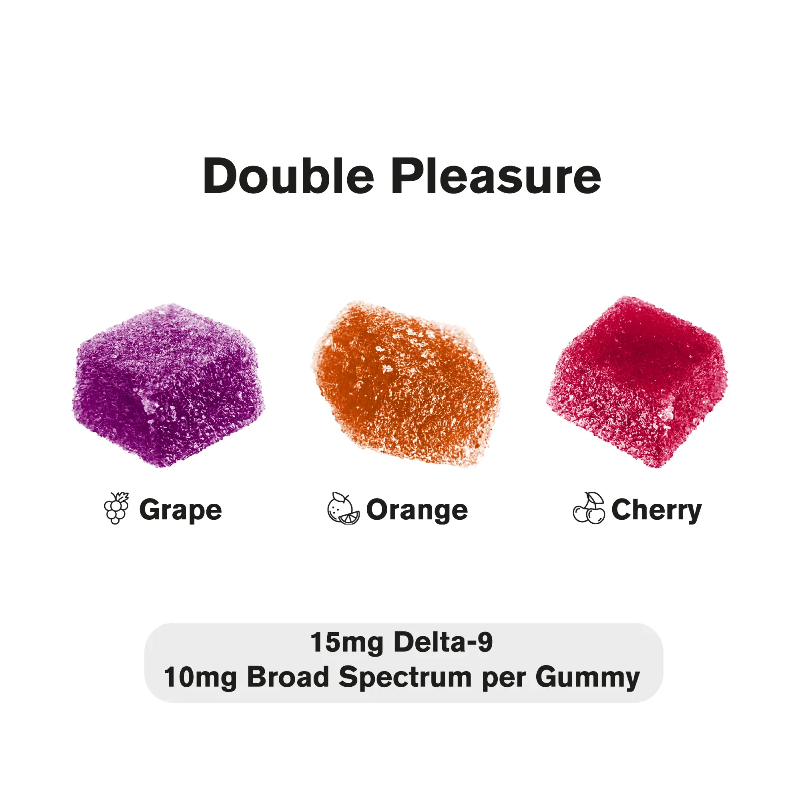 25mg Double Pleasure Blend - D9 & Broad Spectrum CBD - Chill Extreme